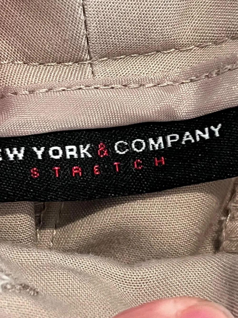 New York & Company Stretch Dress Pants Women's Size 10 Average  Khaki